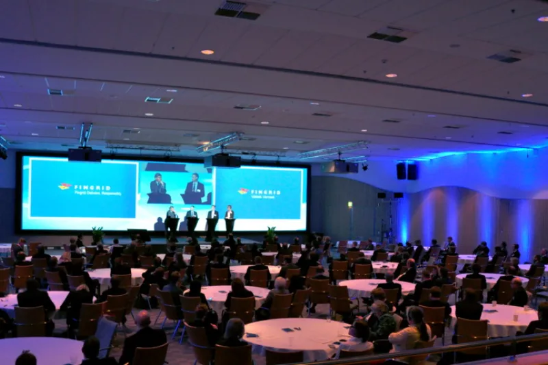 Kantaverkkoyhtiö Fingrid Oyj:n Sähkömarkkinapäivässä Scandic Marina Congress Centerissä...